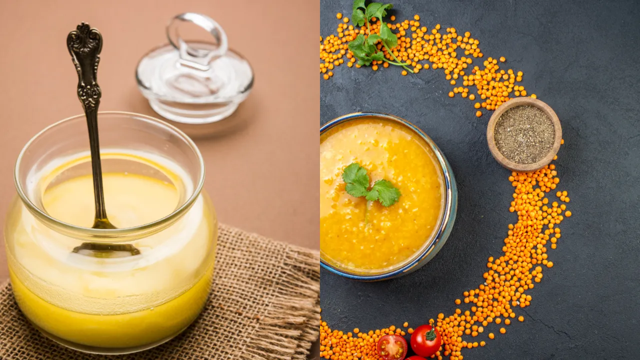 ghee with dal