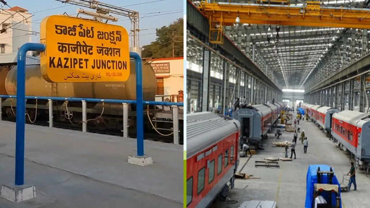 rail coach factory in kazipet