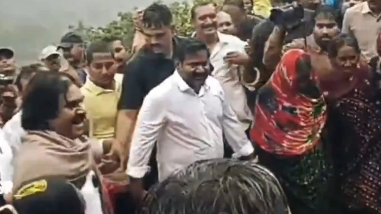 Deputy CM Pawan Kalyan Enjoying Dimsa Dance 