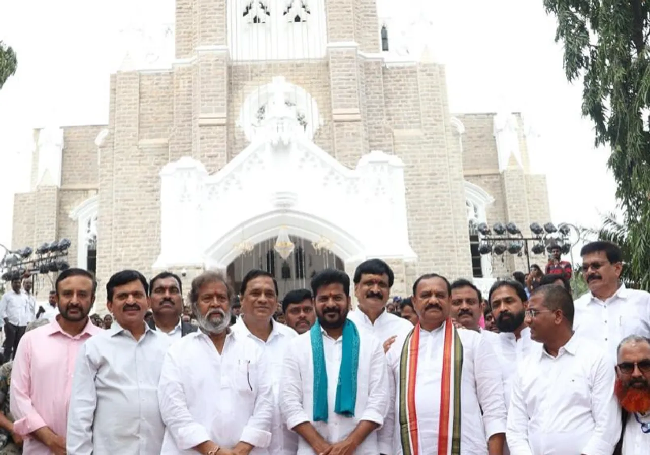 cm revanth christmas photos