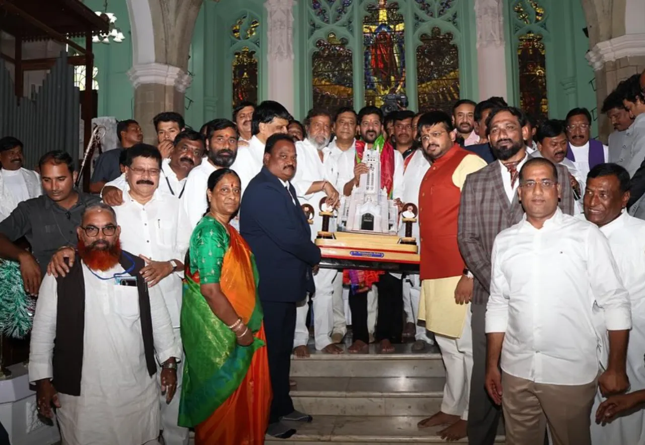 revanth at medak church