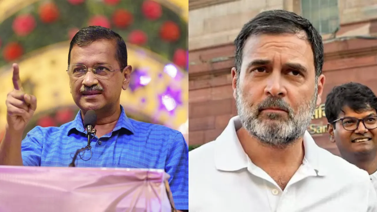 Arvind Kejriwal and Rahul Gandhi