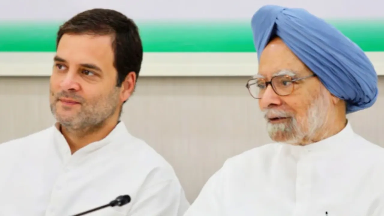 Rahul Gandhi - Manmohan Singh