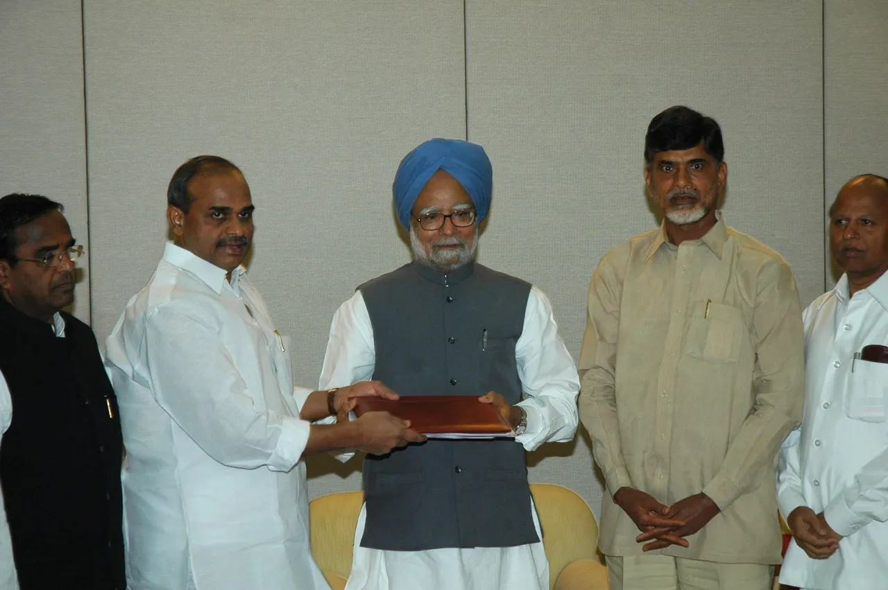 Manmohan Singh - YS Rajasekhara Reddy - Chandrababu