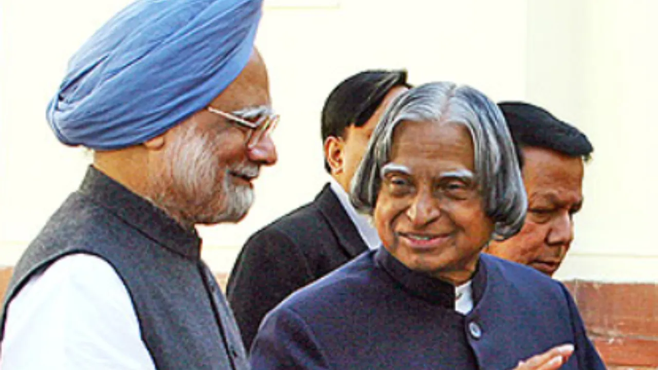 Abdul Kalam - Manmohan Singh