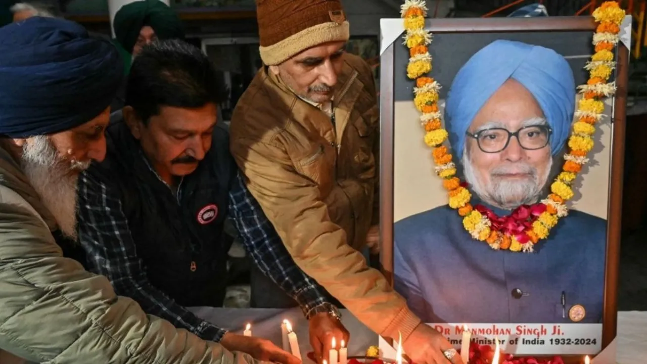Manmohan singh Last rites