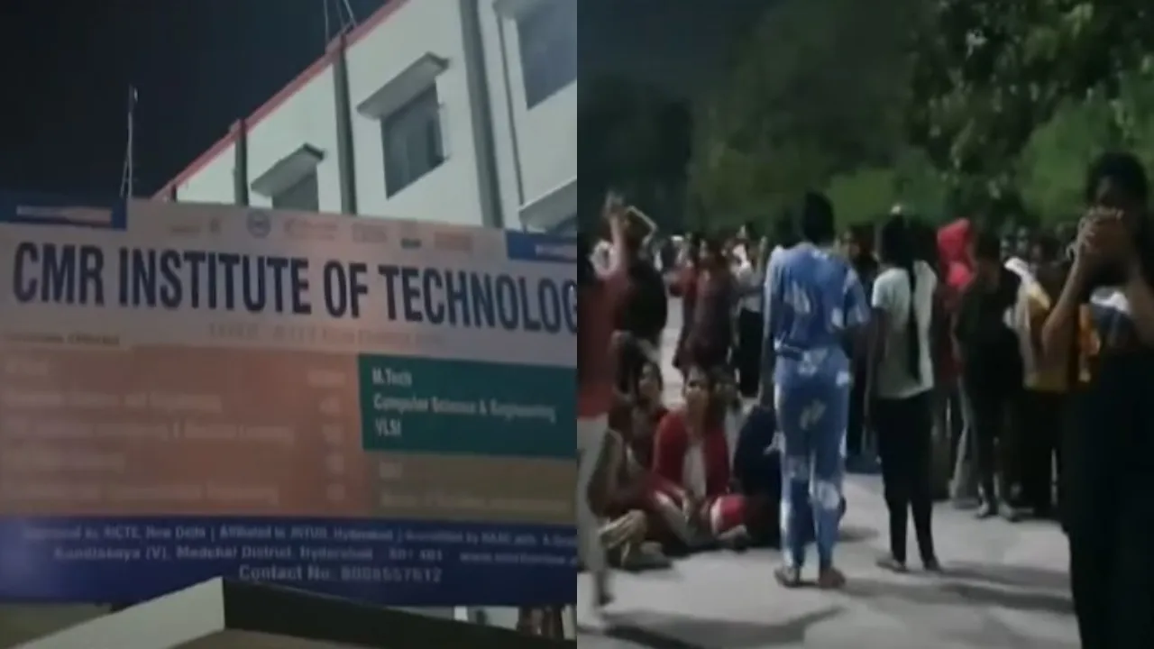 CMR Engineering College CC Cameras incident ACP Key Announcement 