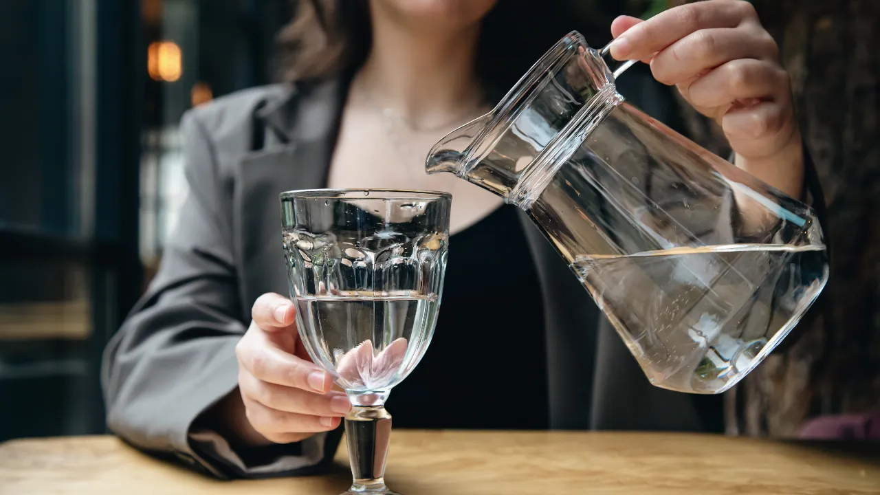 drinking water