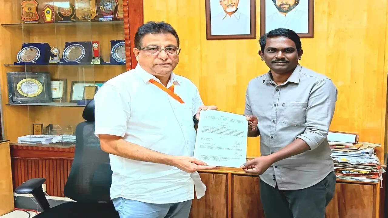 ph.d to ravikumar kodali visakhapatnam