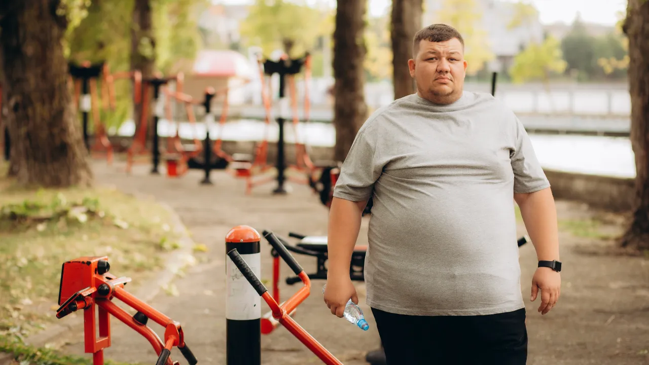 overweight men