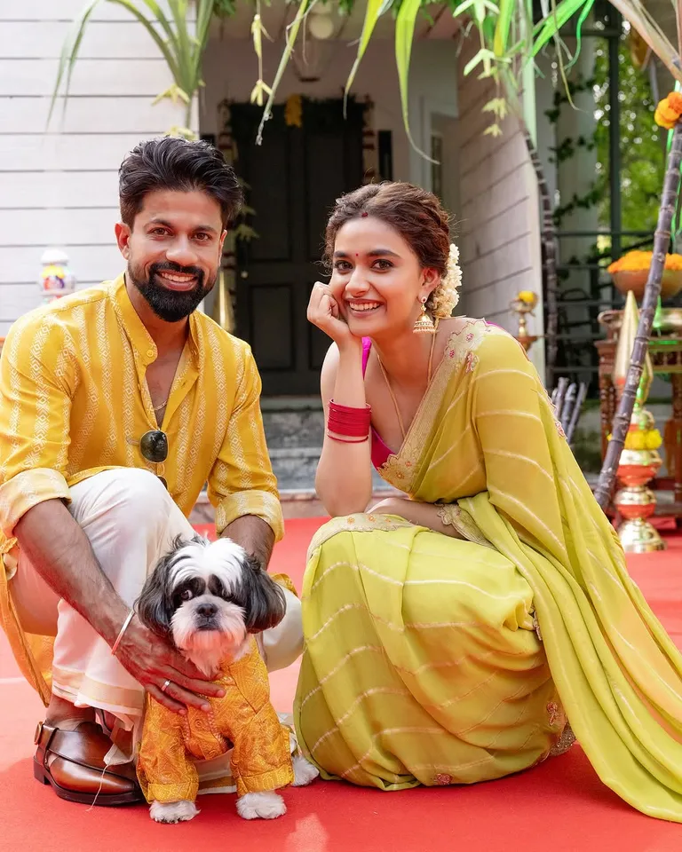 Keerthy Suresh Sankranti photos