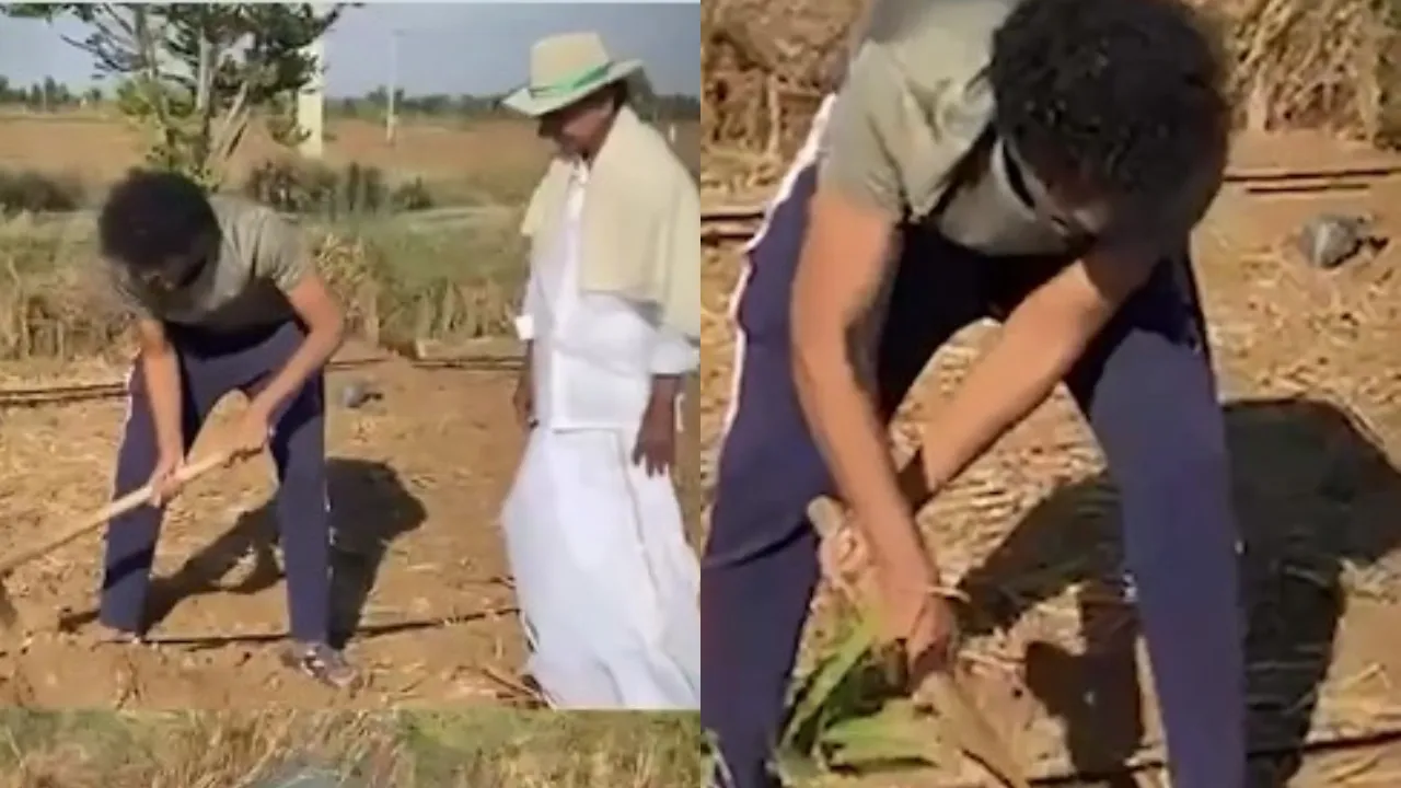 Kalavakuntla Himanshu in KCR Farm House