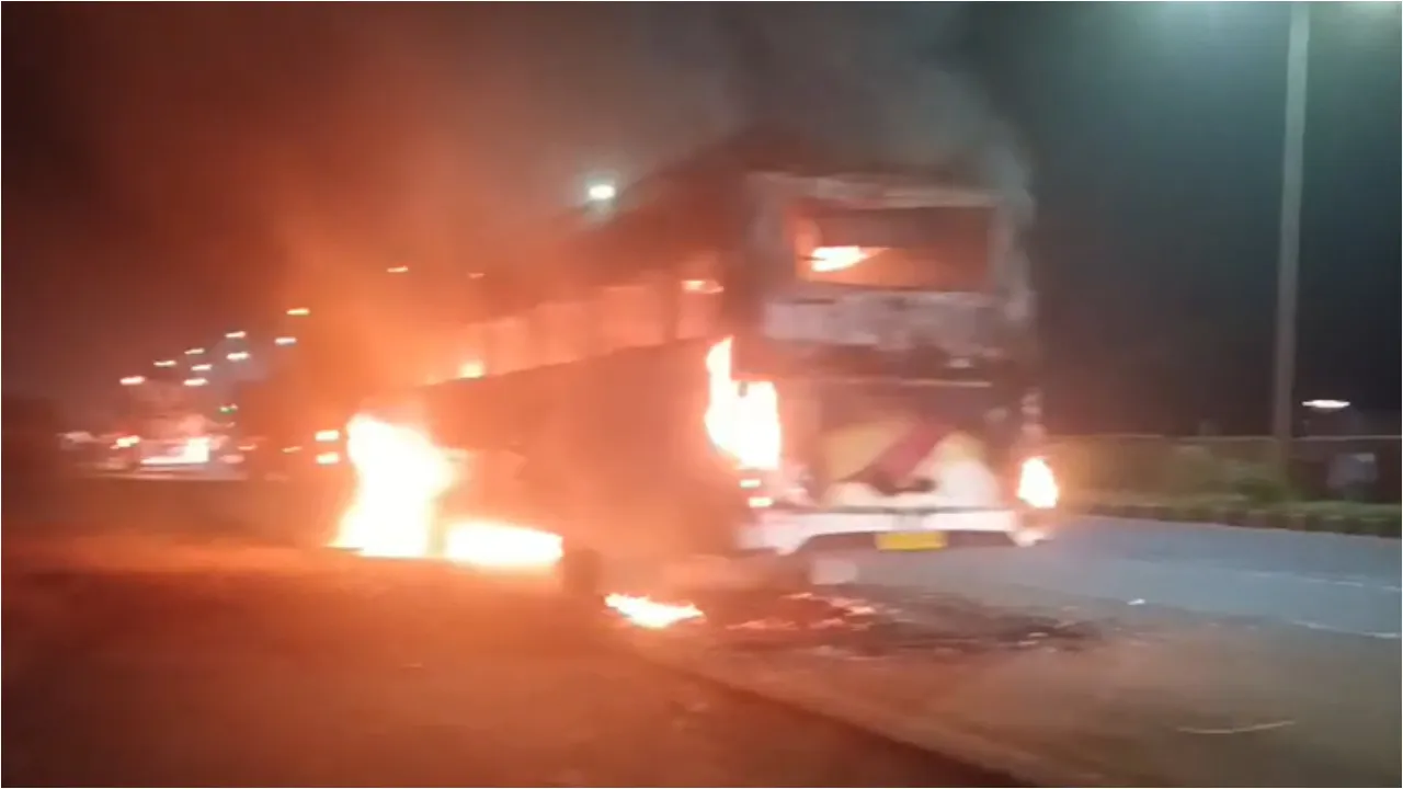 bus fire