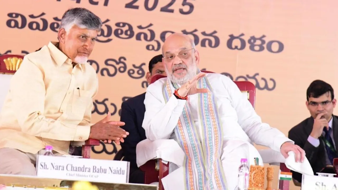 chandra babu and Amit Shah