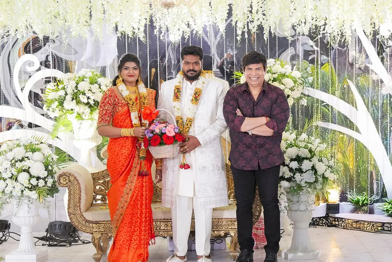 Ajay Gnanamuthu wedding looks