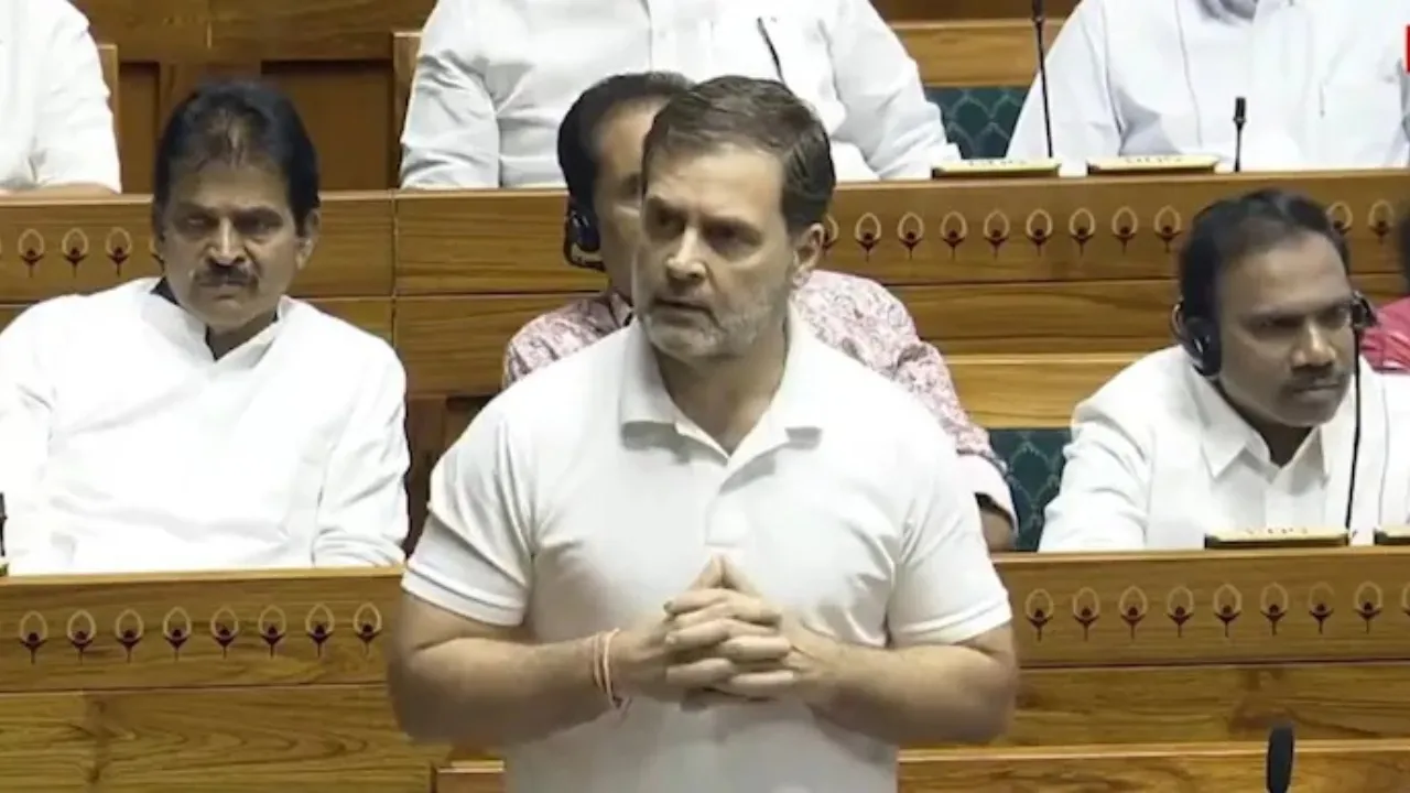 Rahul Gandhi in Lok sabha
