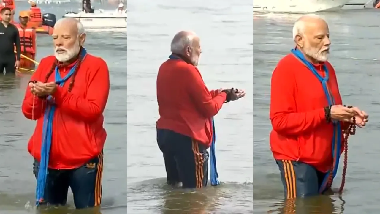 modi at kumbha mela