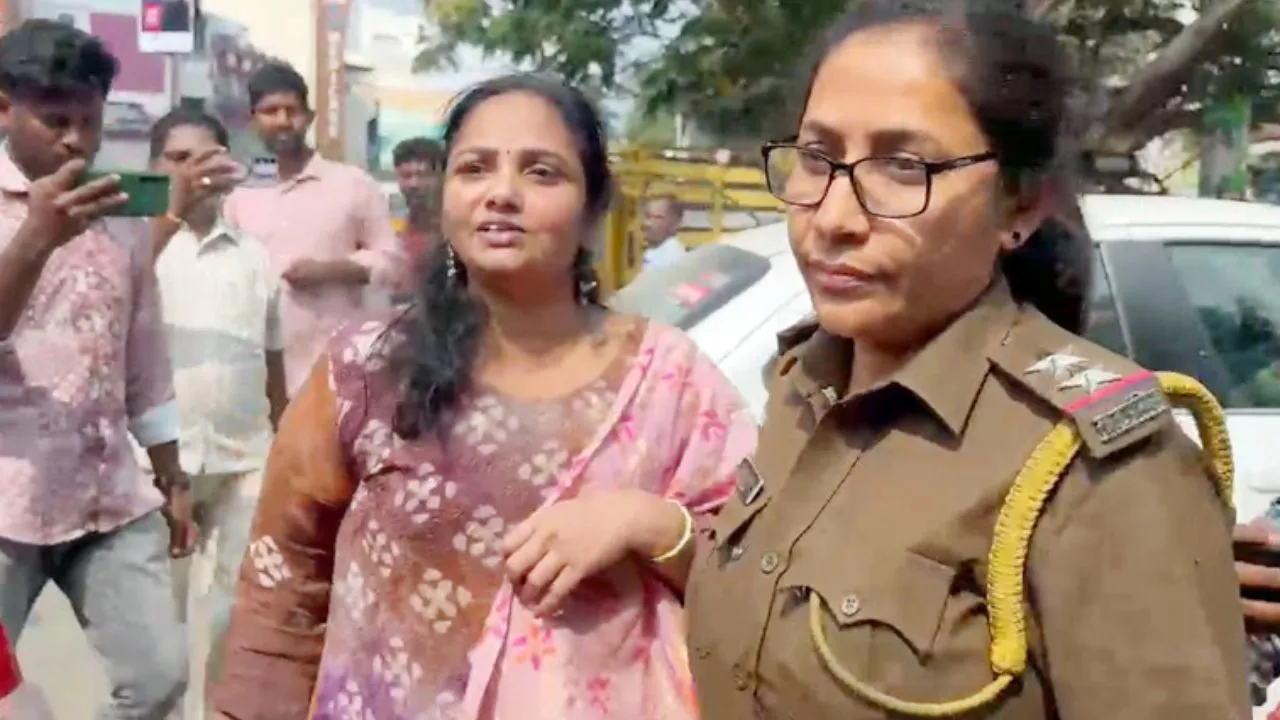 lakshmi arrested filed a complaint against tirupati janasena leader kiran royal