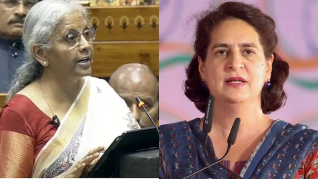 Nirmala Sitharaman and Priyanka gandhi