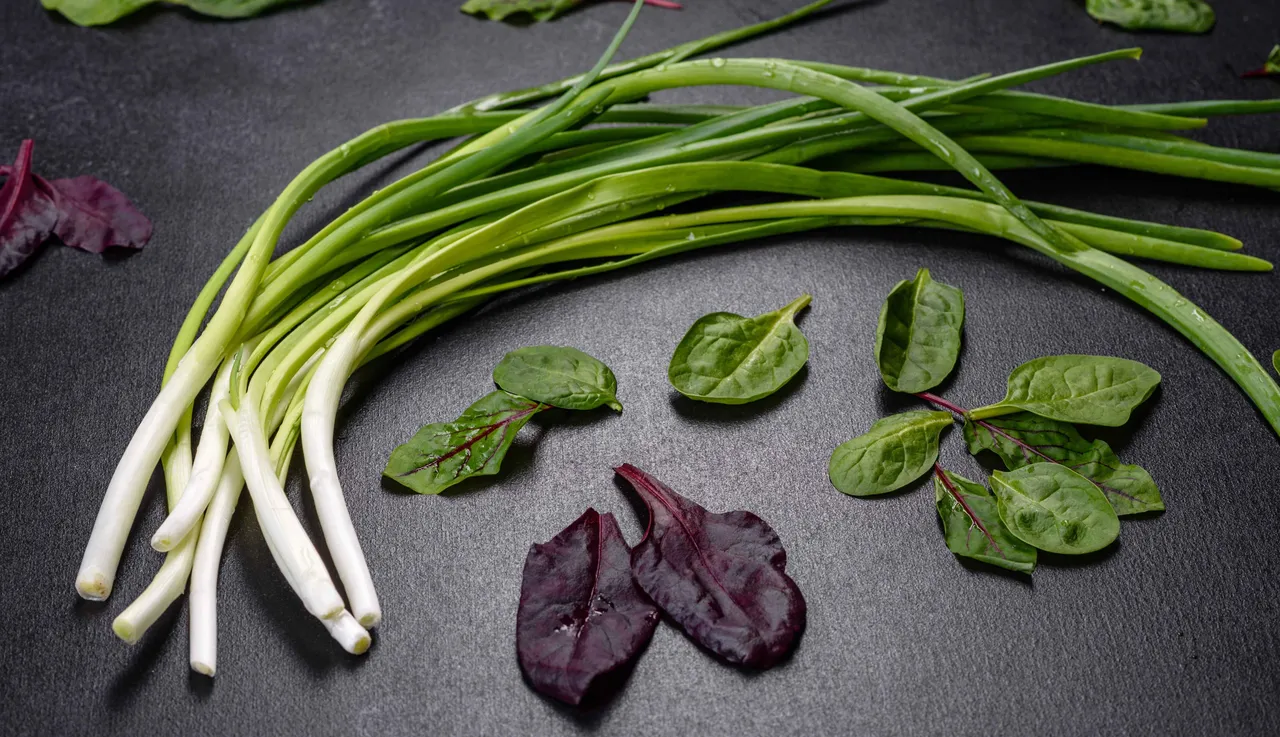 onion leaves