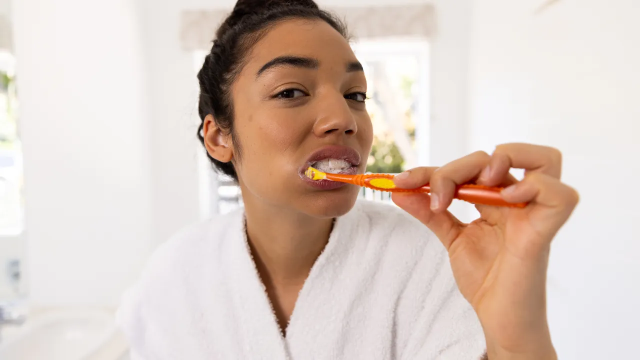 brushing teeth 