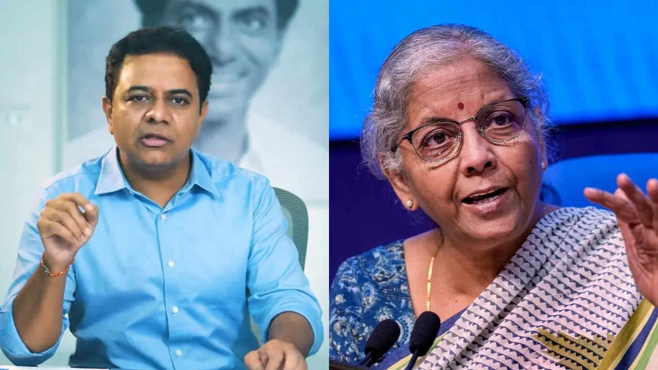 KTR and Nirmala Sitharaman