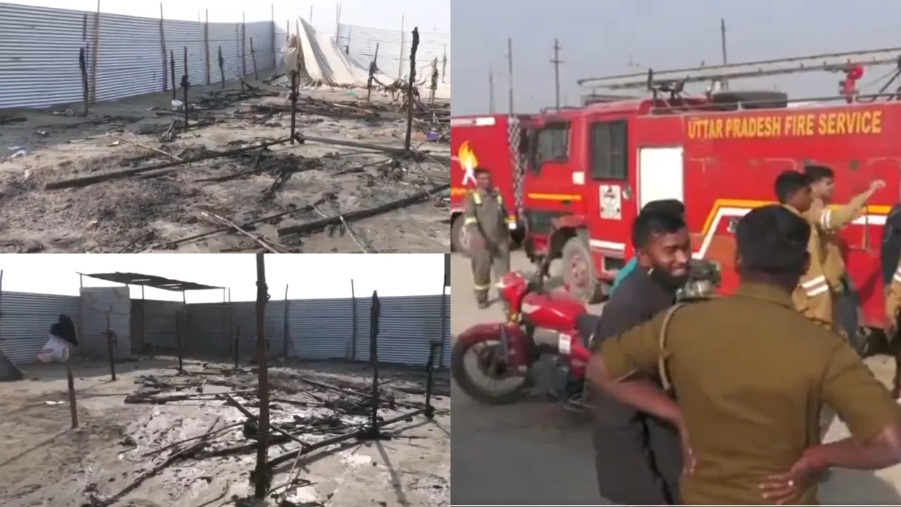 fire accident in prayagraj