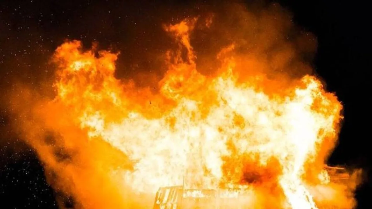  fire accident  ambarpet