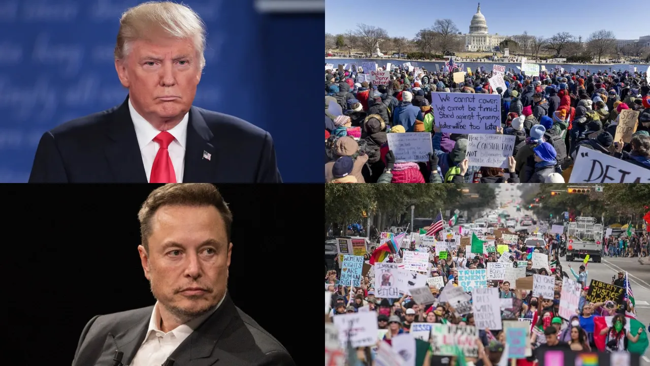 50501 Movement Against Trump's Administration in USA 