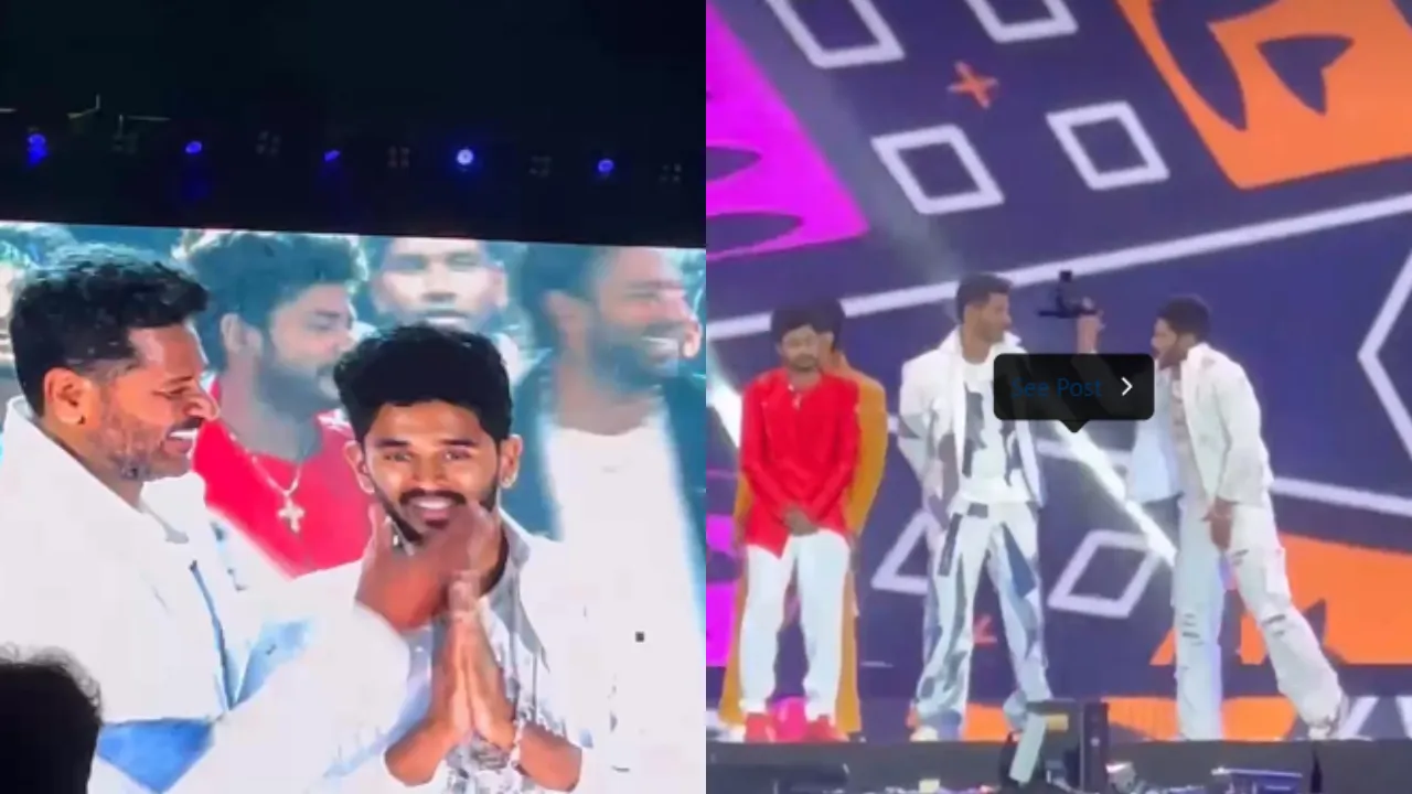 Prabhu Deva son introducing video