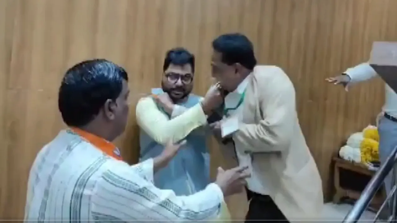 Rajasthan BJP leaders' full-blown fight caught on camera
