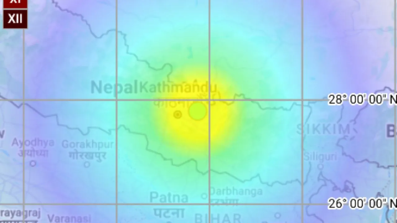 earthquake today in nepal