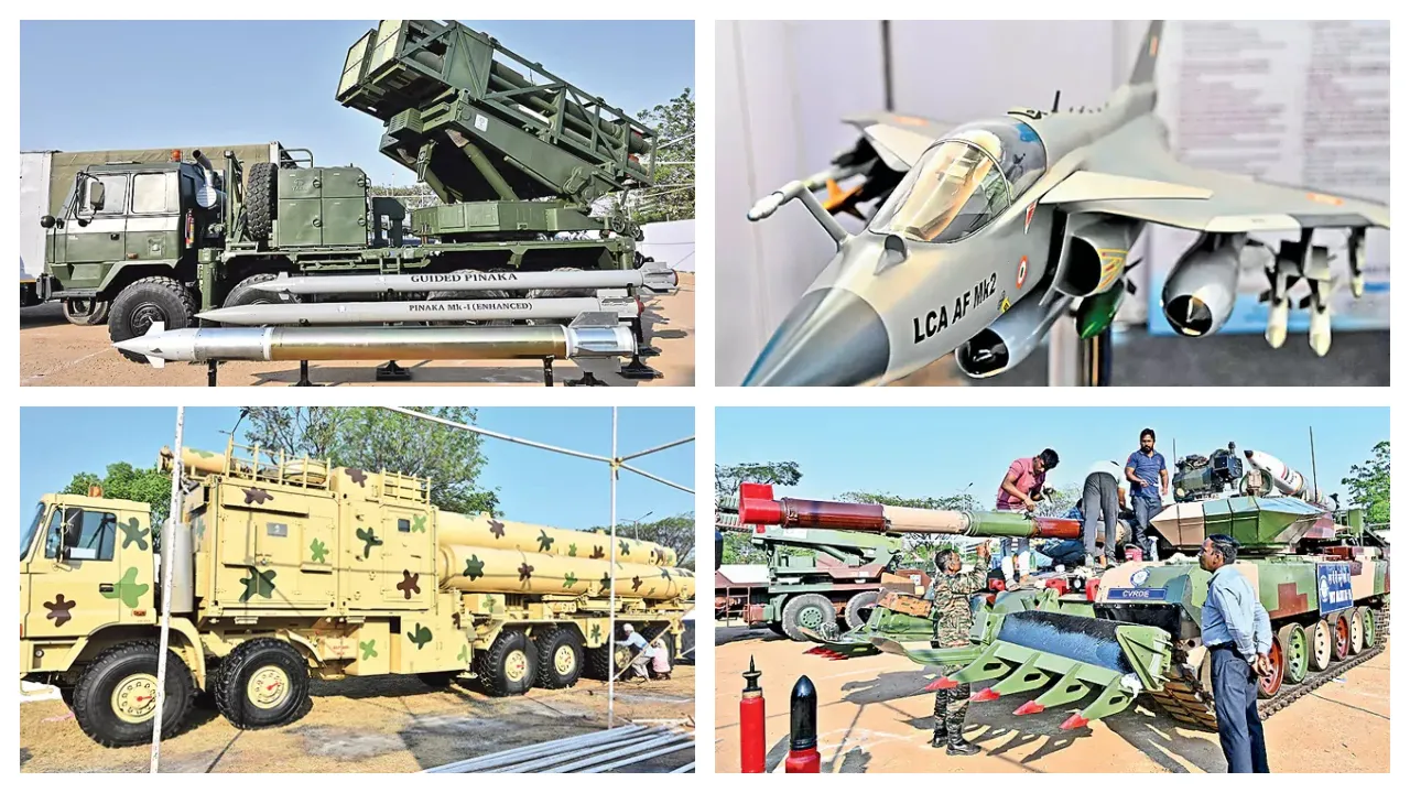  Defence exhibition at Gachibowli 