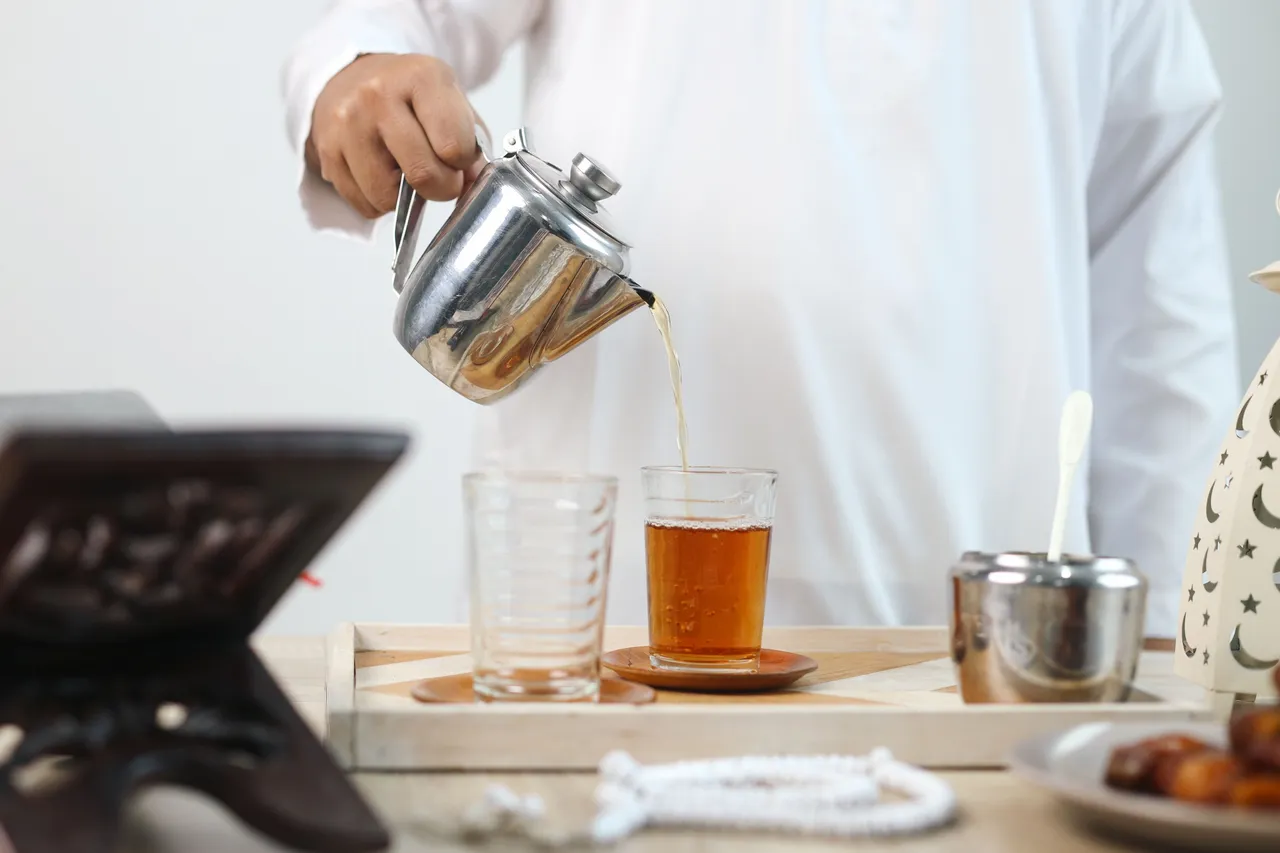 tea with water