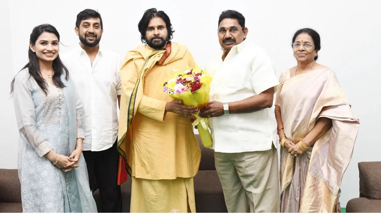 Pithapuram ex MLA Pendem Dorababu meet AP Deputy CM Pawan Kalyan