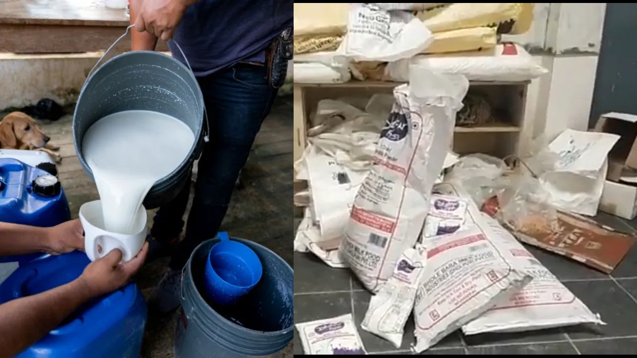 Adulterated milk