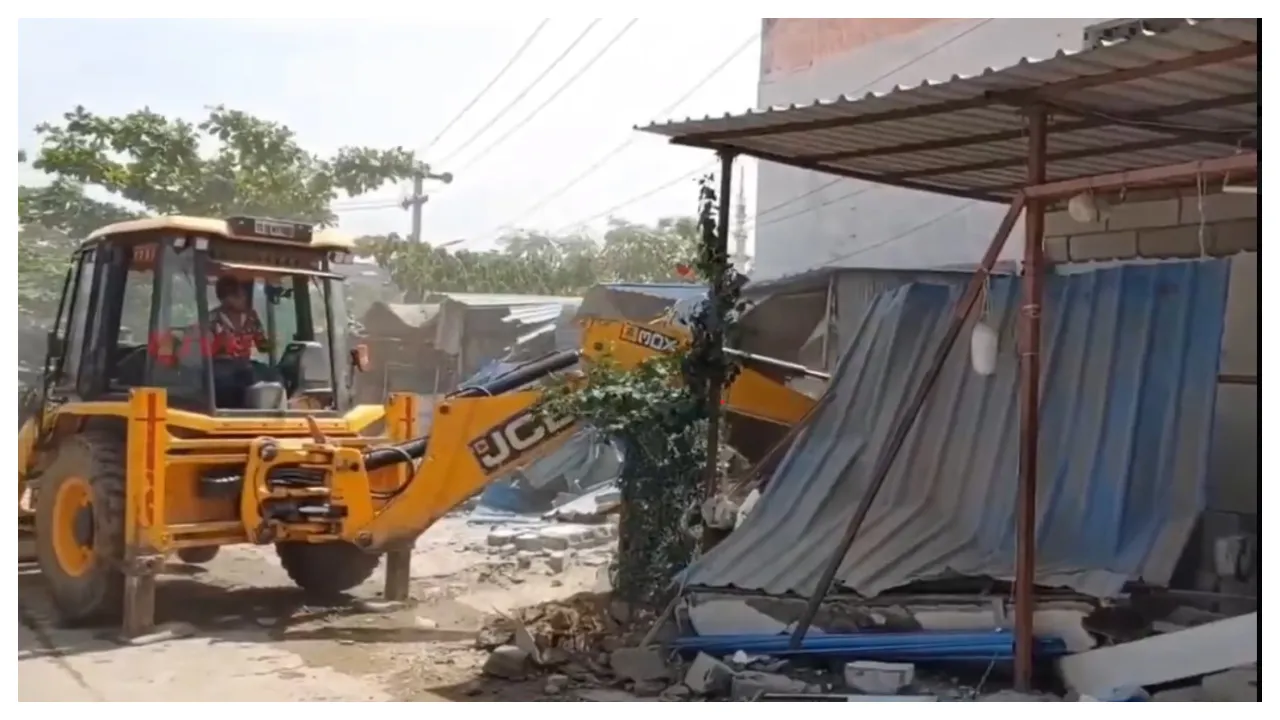 HYDRAA demolitions in Hyderabad..