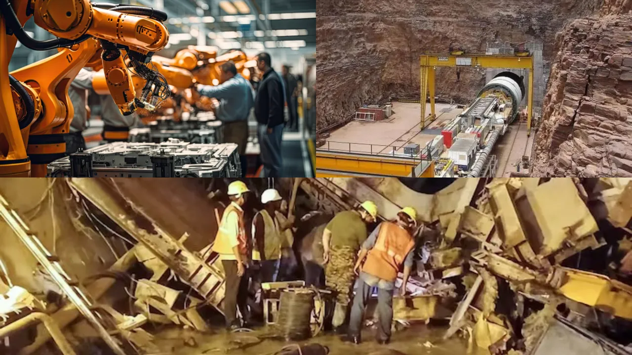 robots, water jets in SLBC