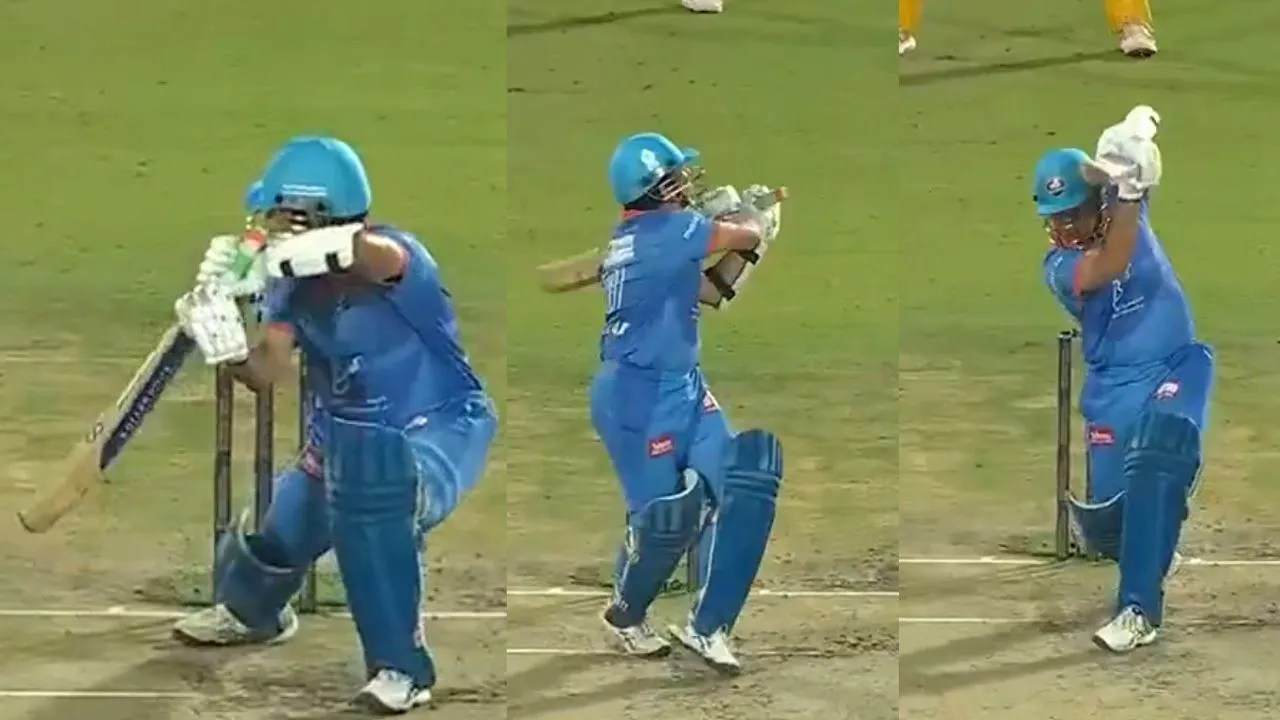 Sachin Tendulkar half century against Australia in International Masters League T20