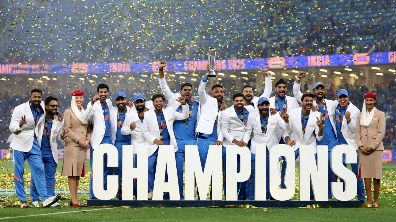 Why India Players Are Wearing White Blazers During Champions Trophy 2025 Presentation (4)