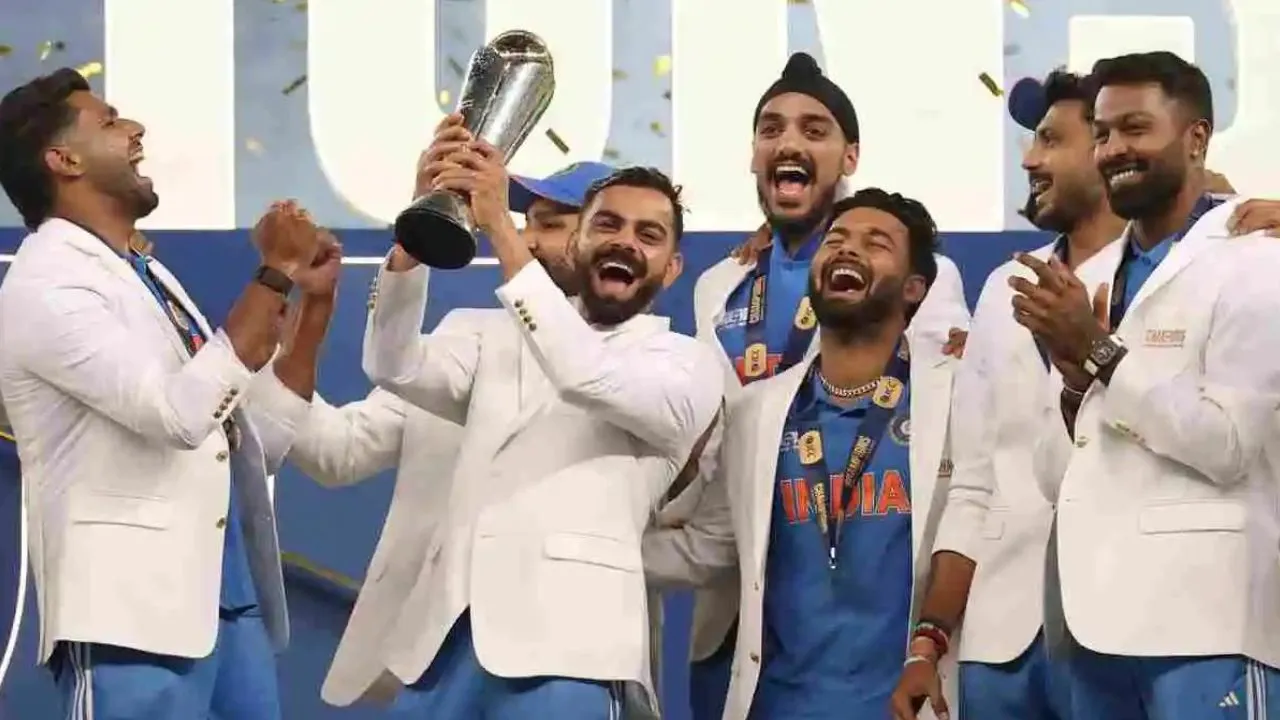Why India Players Are Wearing White Blazers During Champions Trophy 2025 Presentation (6)