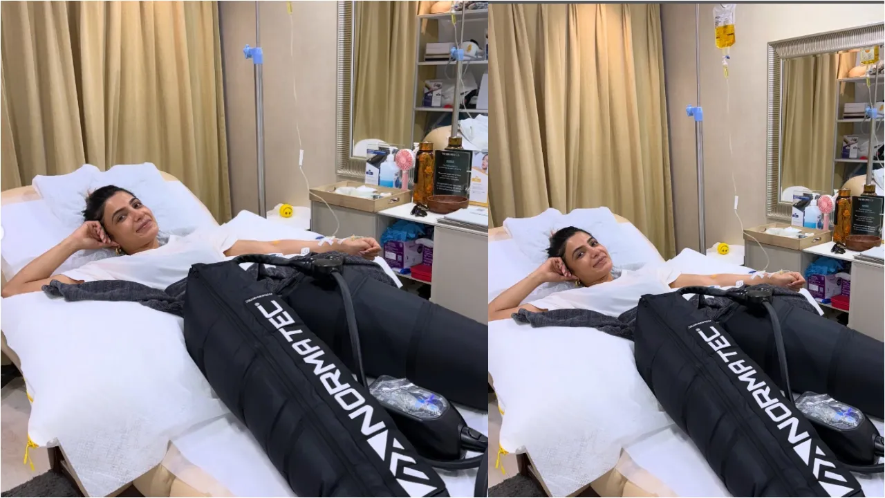 samantha on hospital bed