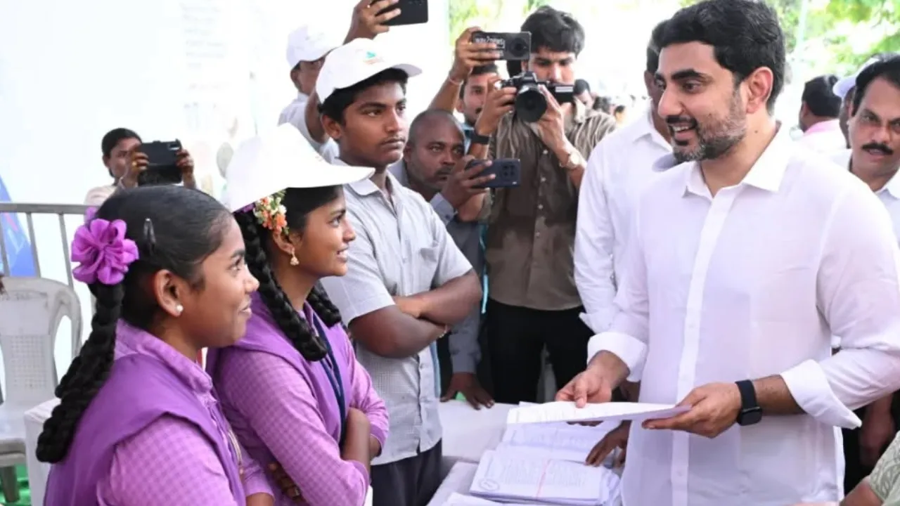 Nara Lokesh all the best to tenth students