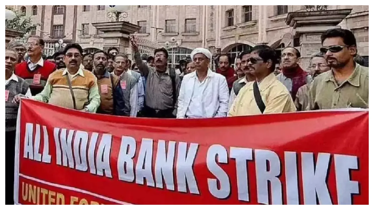 Bank Employees Strike