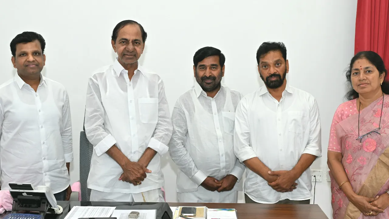 KCR Meeting with nalgonda BRS Leaders