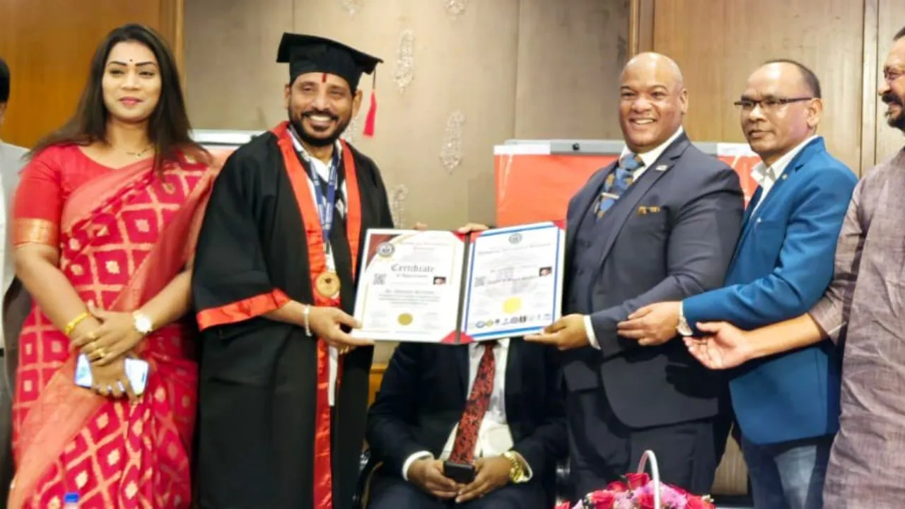Duvvada Srinivas Doctorate