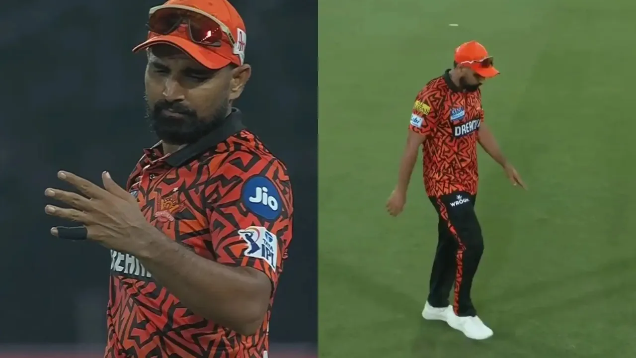 Mohammed Shami Walks Off The Field Amid Injury Scare vs RR