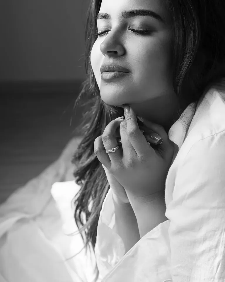 Pujita Ponnada stunning poses in white