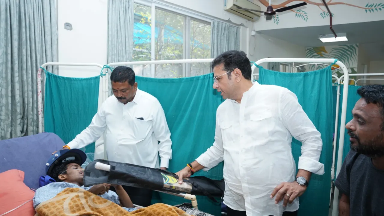 D. Sridhar Babu fulfilled cancer patient last wish 