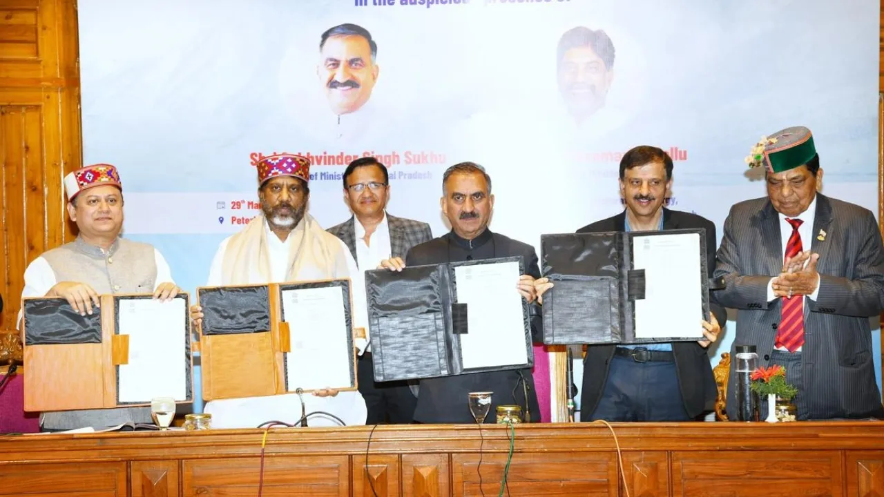 Telangana Signs MoU with Himachal Pradesh for Hydro Projects